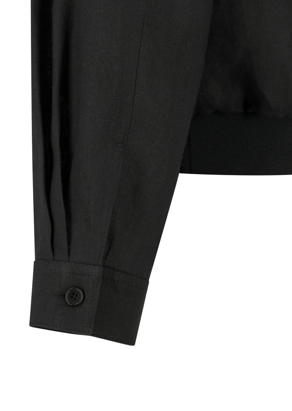 linen pullover, black