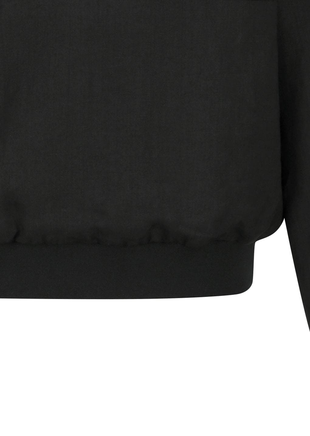 linen pullover, black
