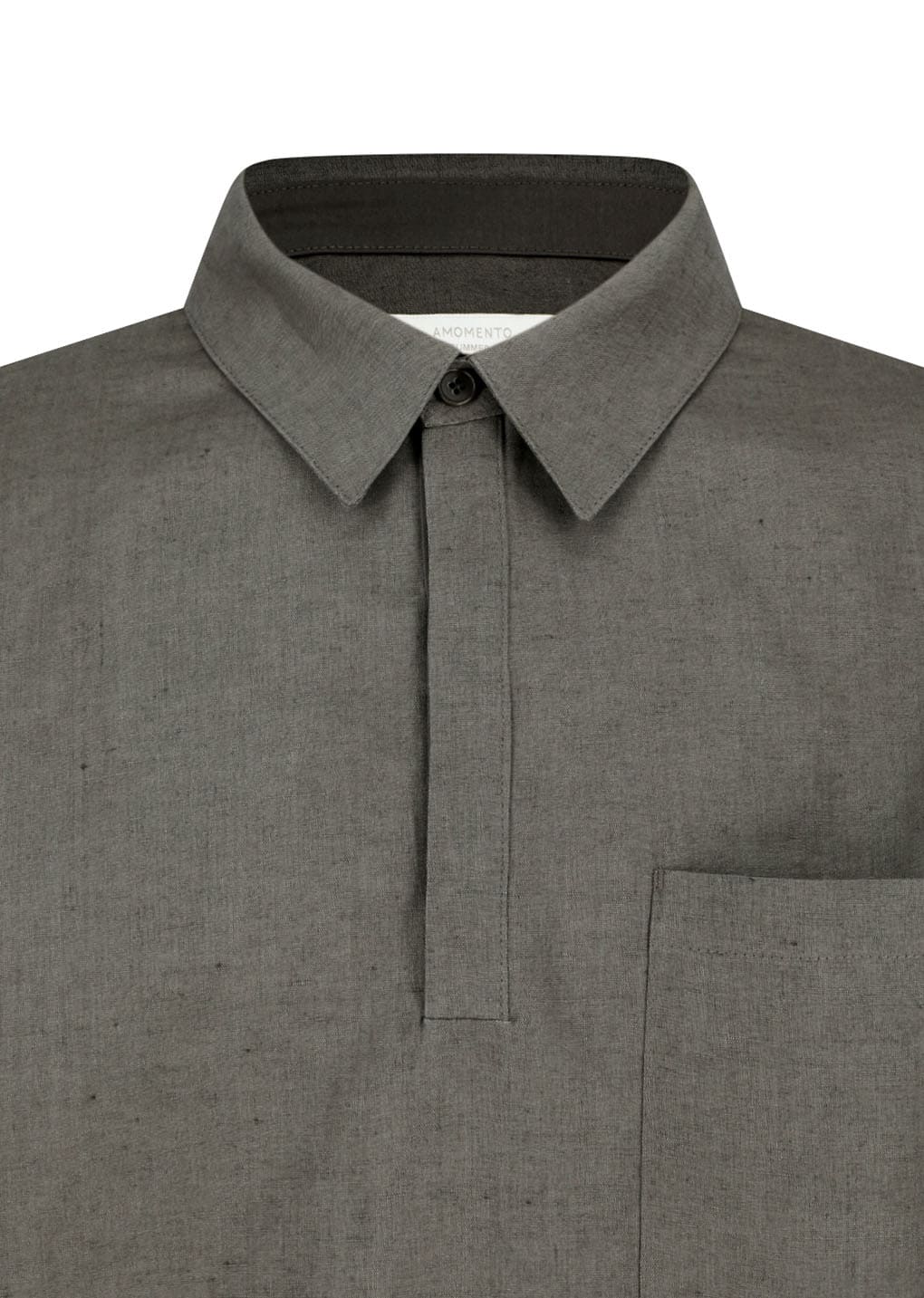 linen pullover, khaki