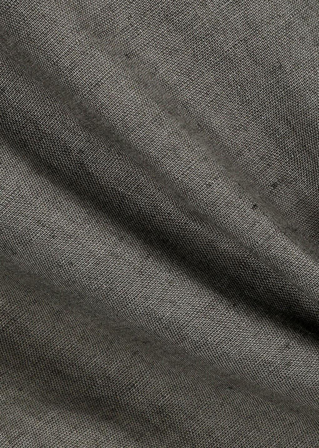 linen two tuck wide pants, khaki