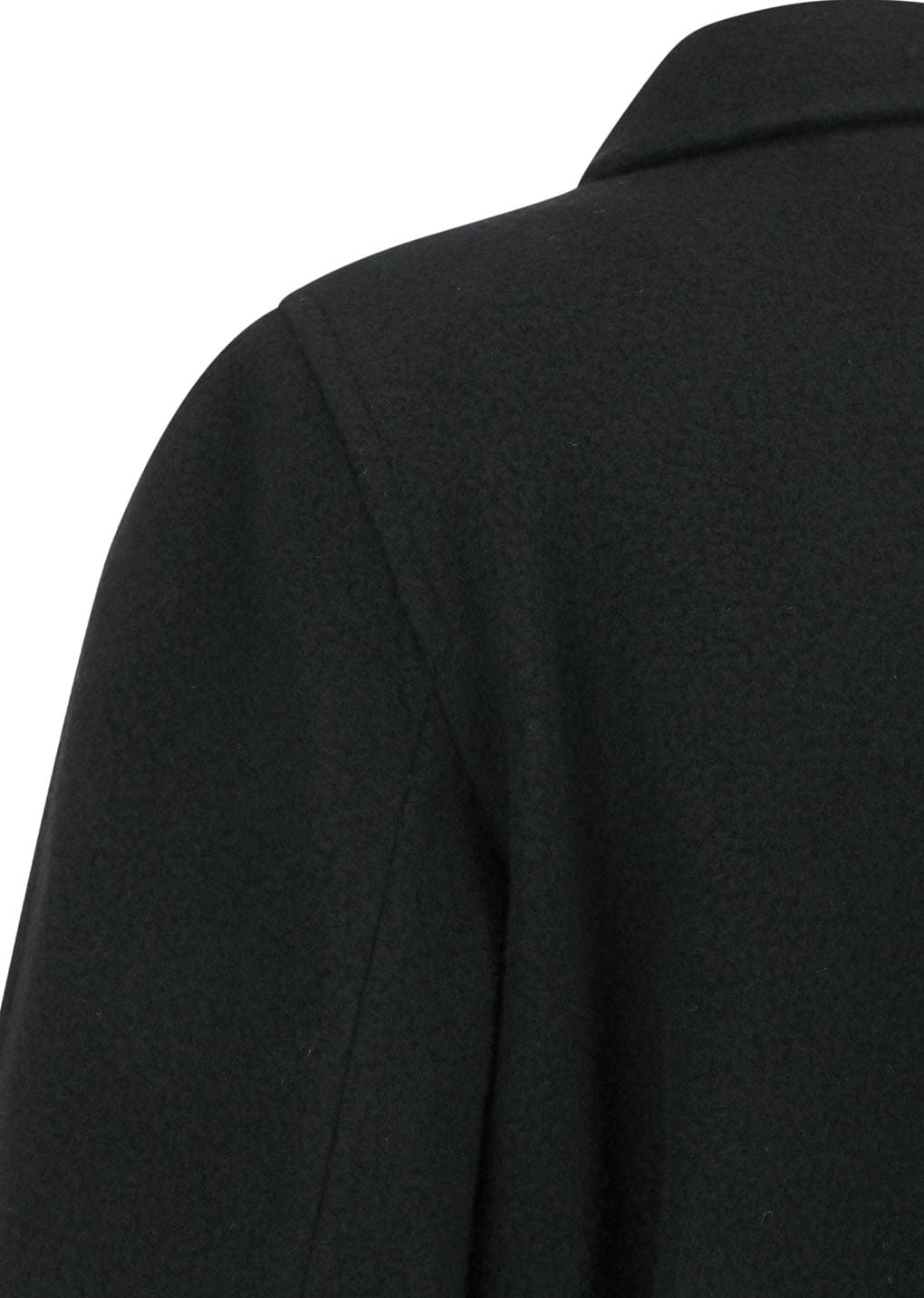 mens raglan coat, black