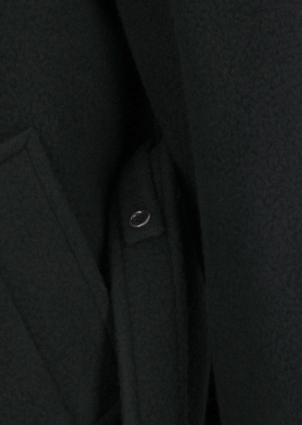 mens raglan coat, black