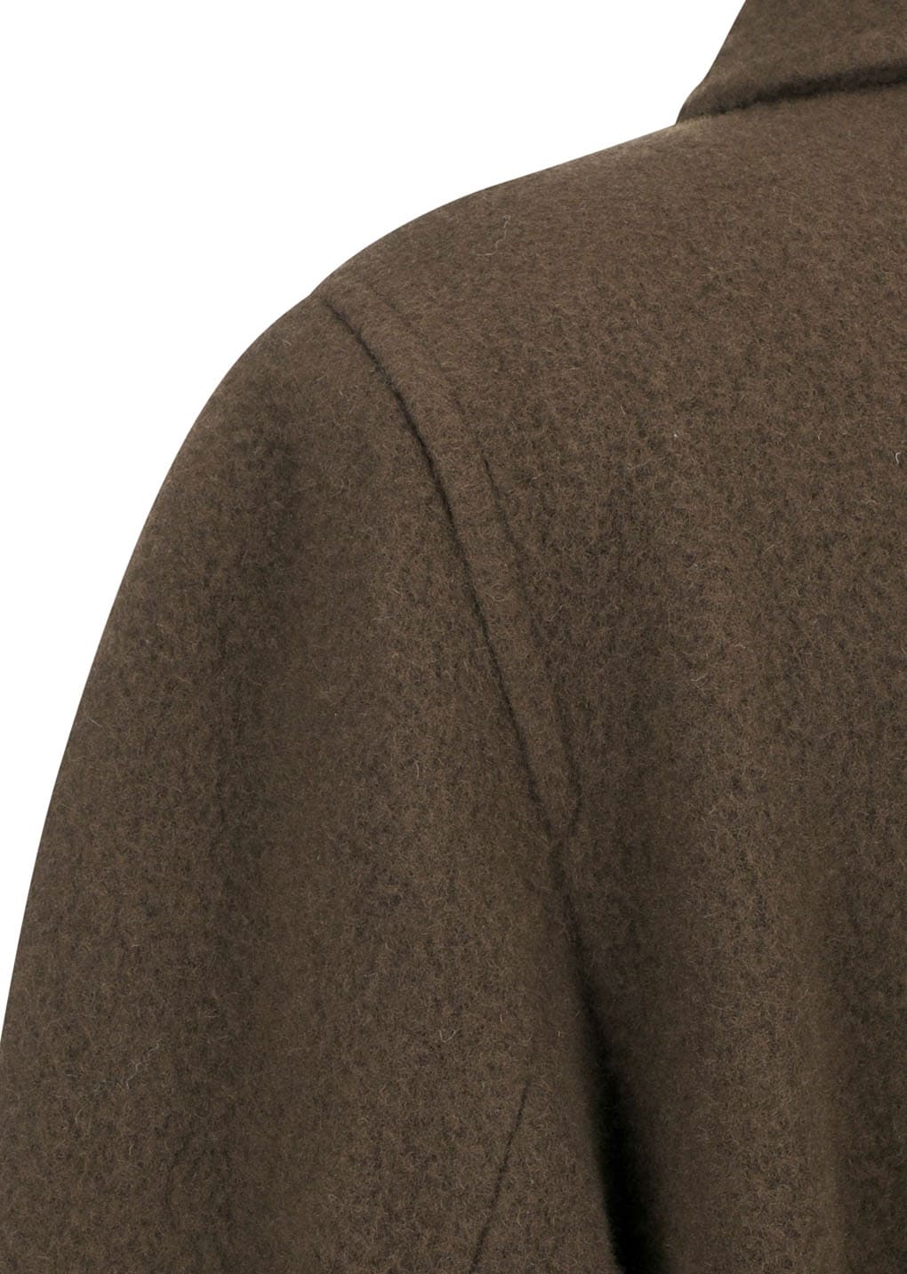 mens raglan coat, brown