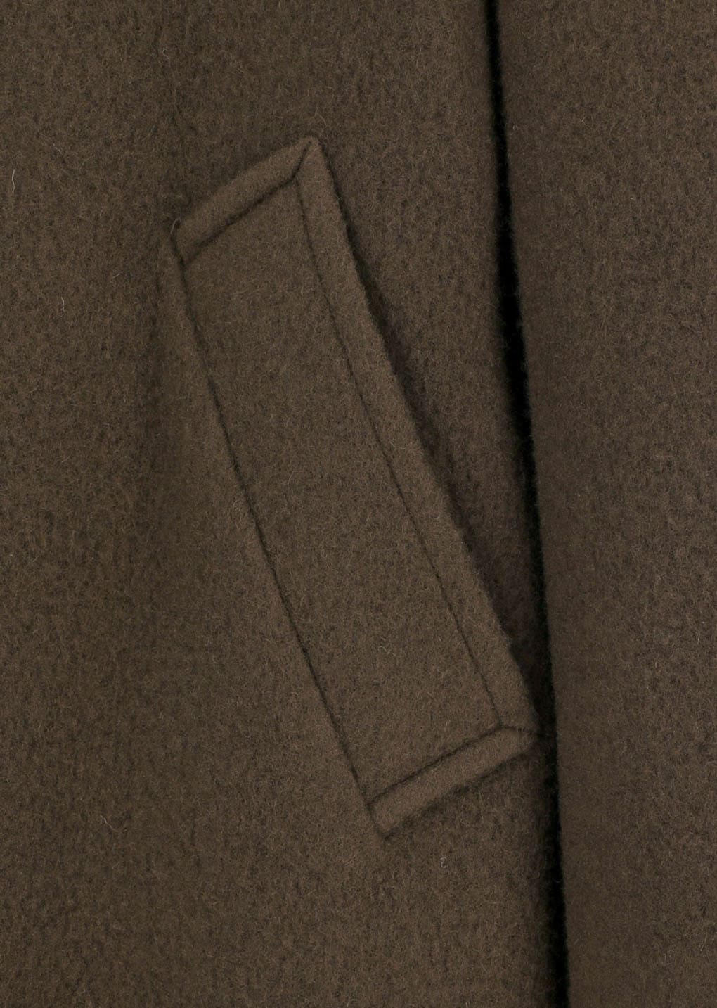 mens raglan coat, brown