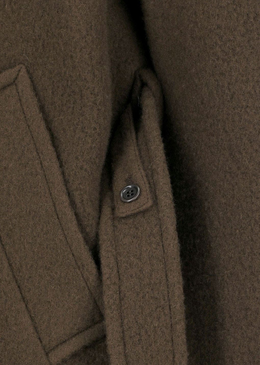 mens raglan coat, brown