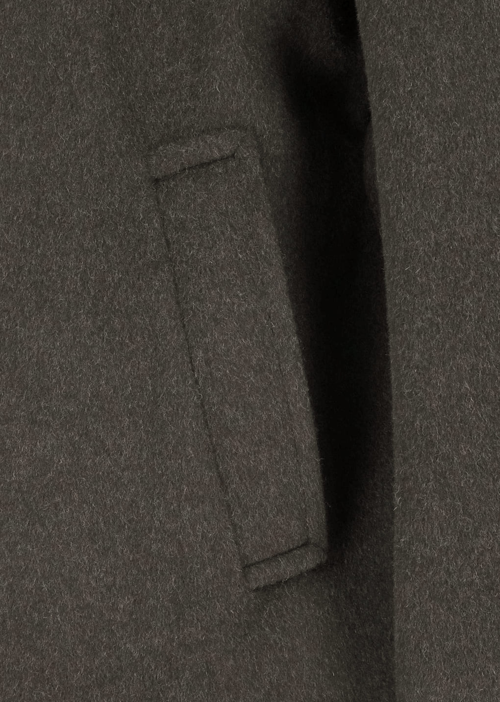 mens single breasted long coat, dark brown