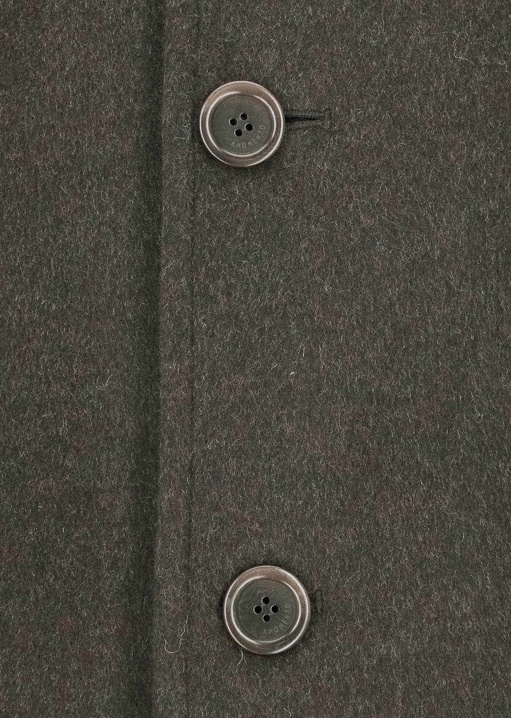 mens single breasted long coat, dark brown