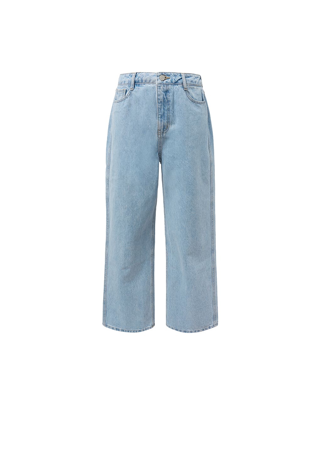 men's straight fit denim, light blue