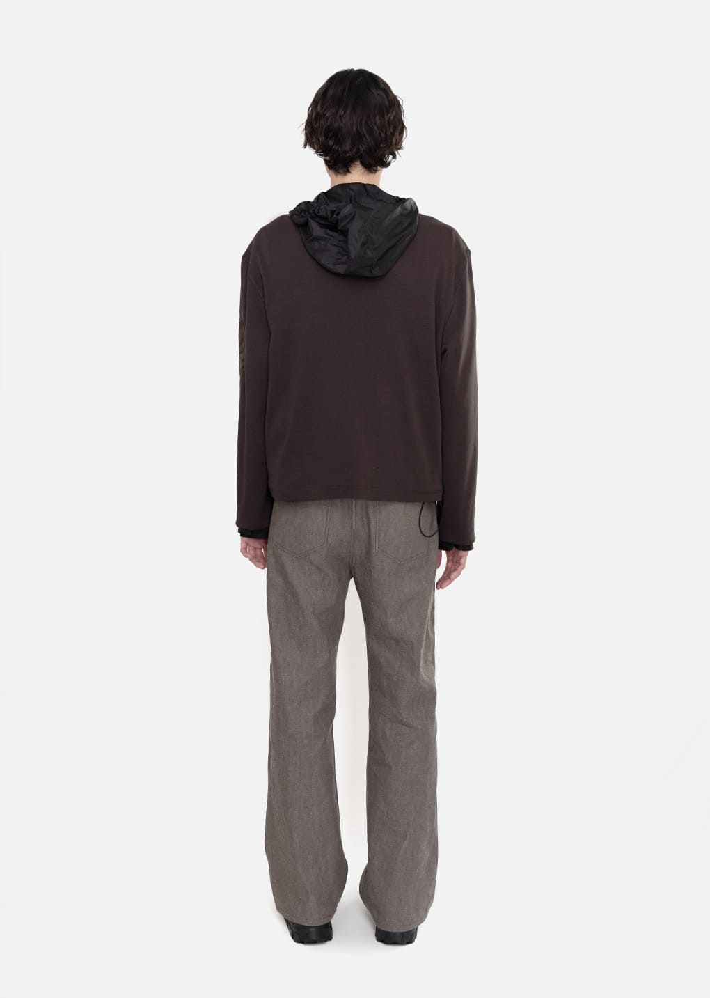 men's colored straight fit denim, brown