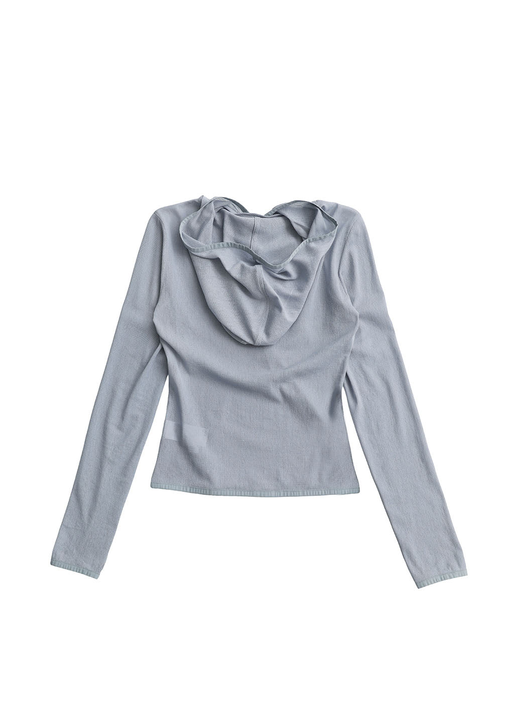 mesh hooded top, blue