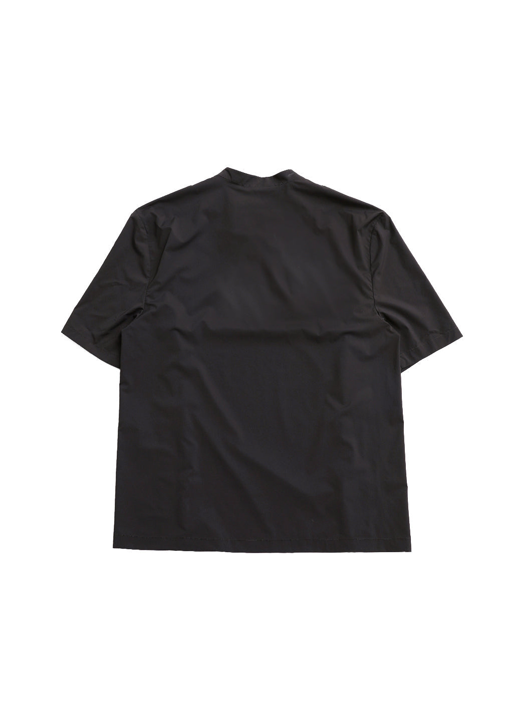 men's mock neck half zip up top, charcoal