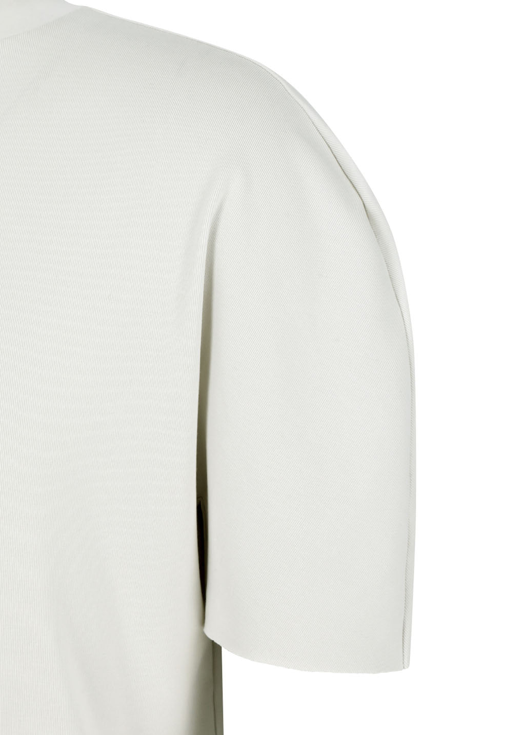 mock neck raglan t-shirt, ivory