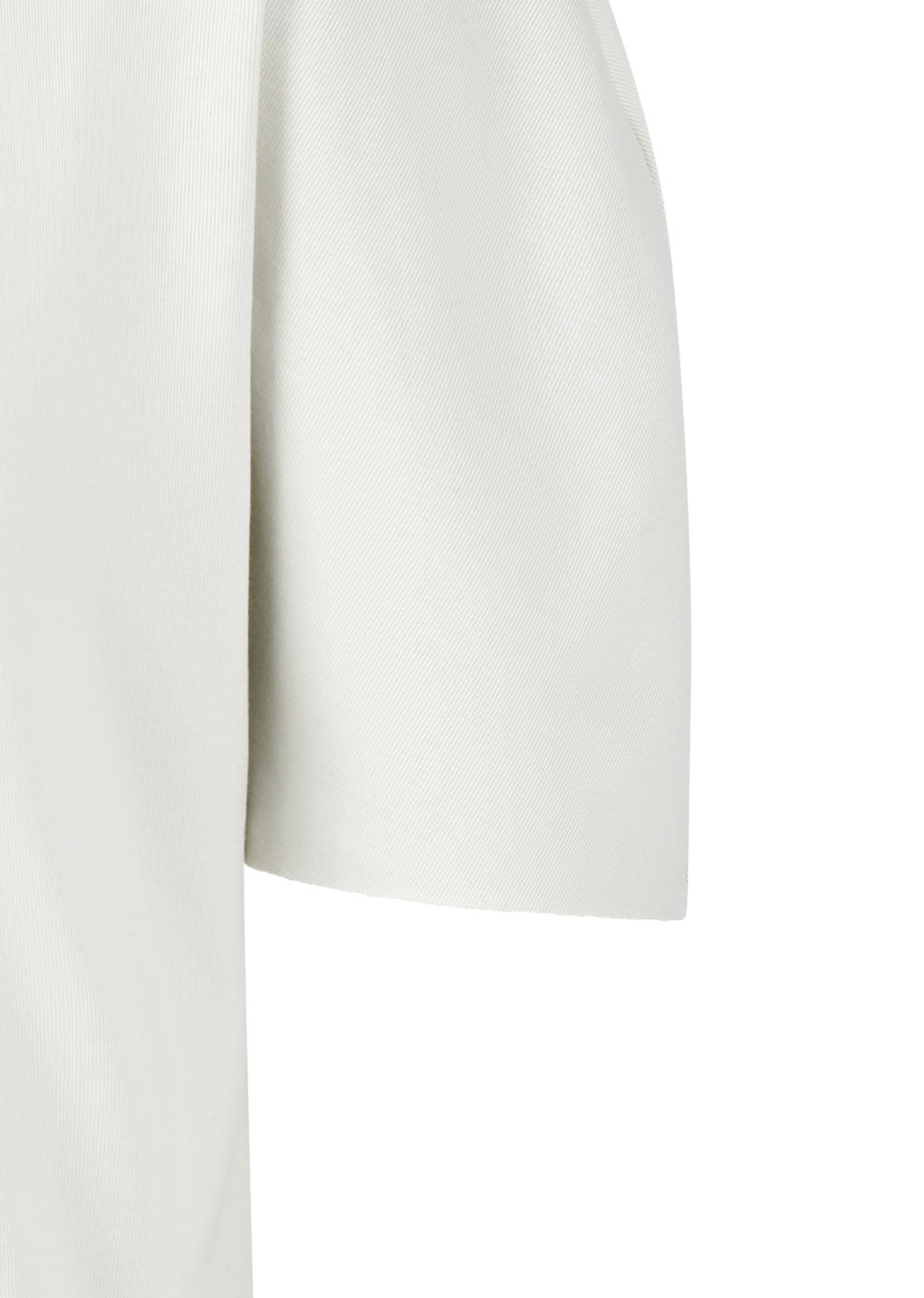 mock neck raglan t-shirt, ivory