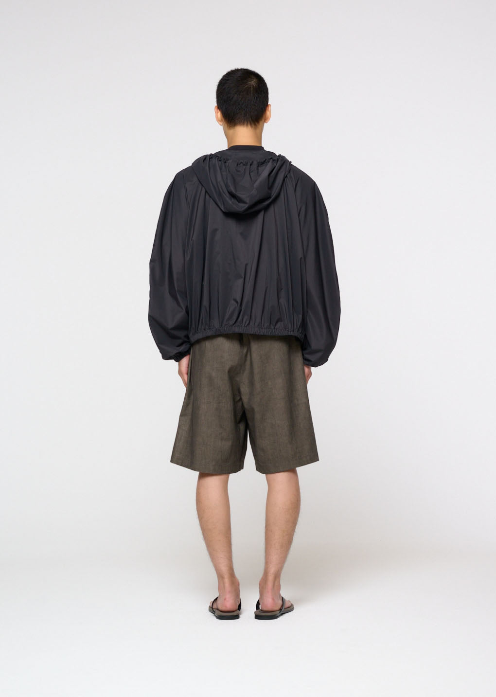 mock neck t-shirt, black
