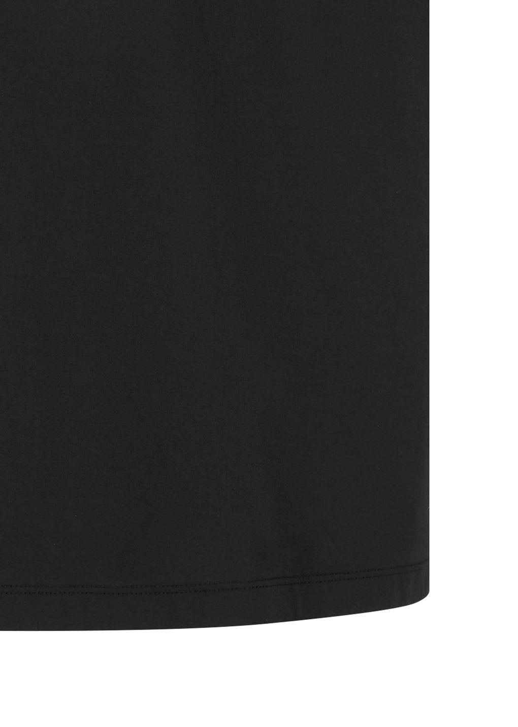 mock neck t-shirt, black