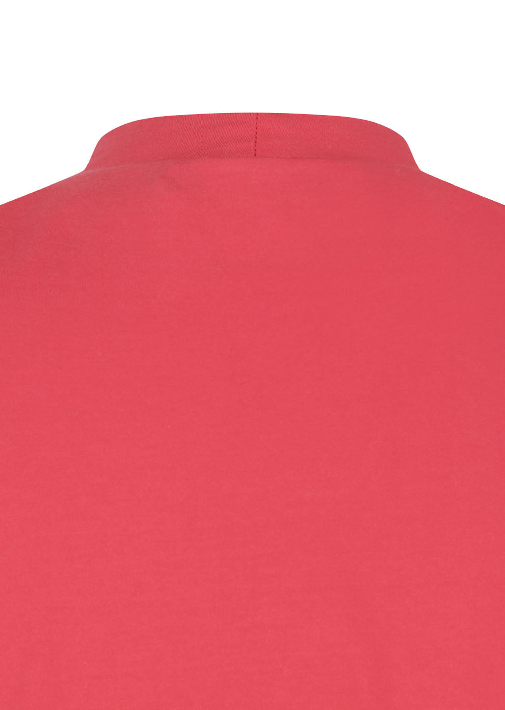 mock neck t-shirt, red