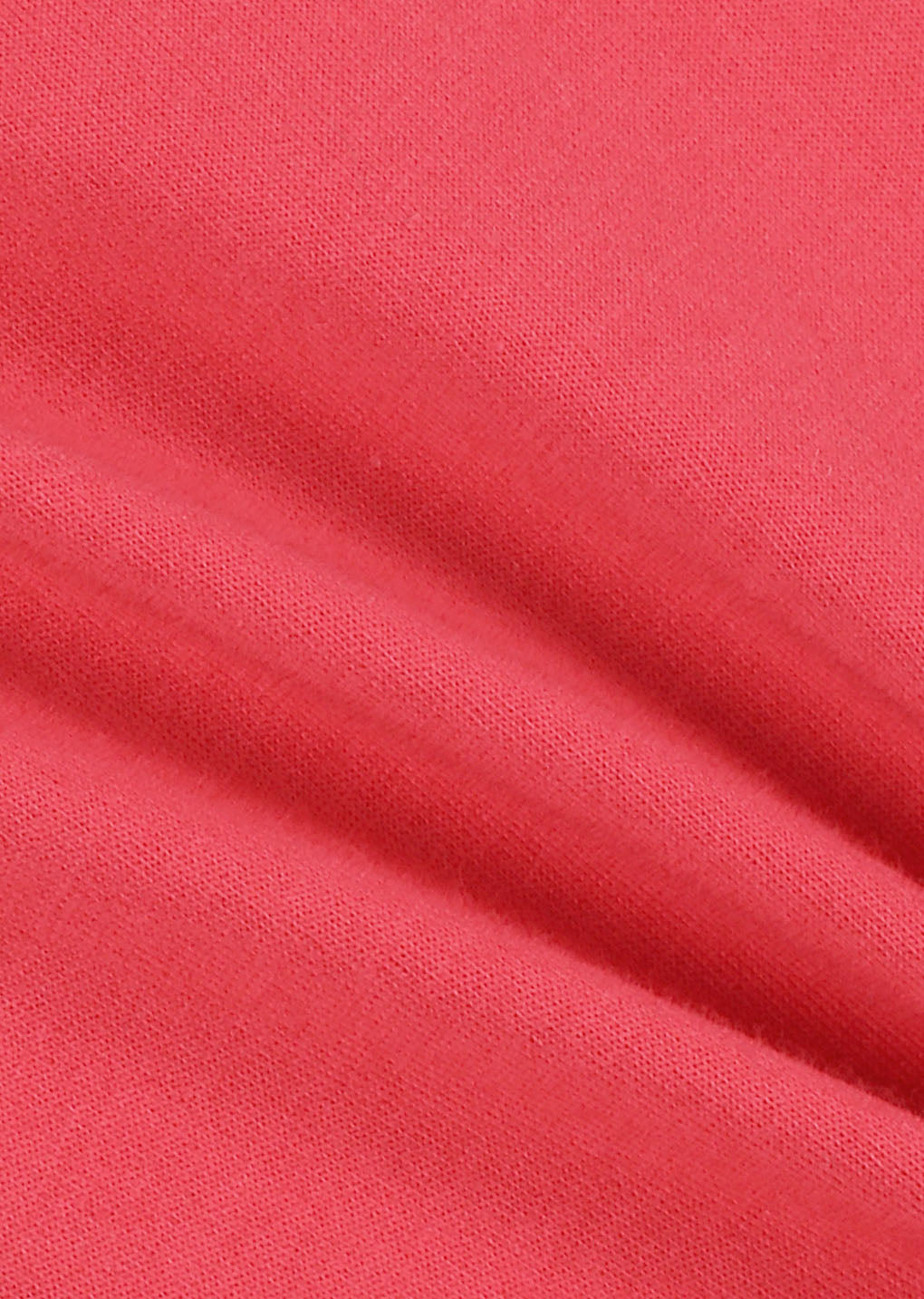 mock neck t-shirt, red