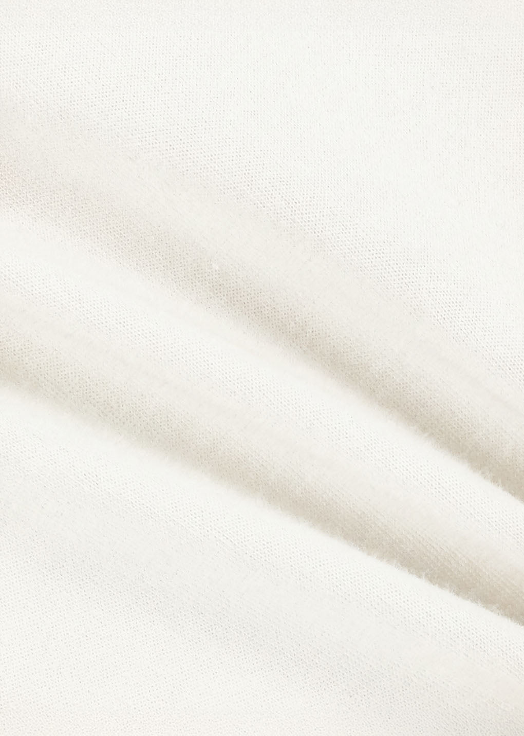 mock neck t-shirt, white