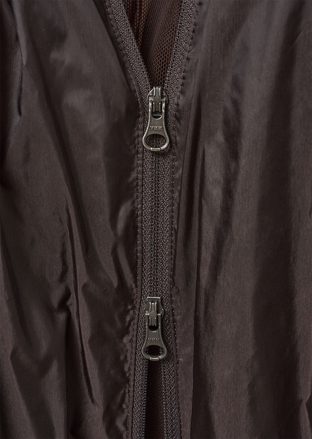 neck shirring volume jumper, dark brown