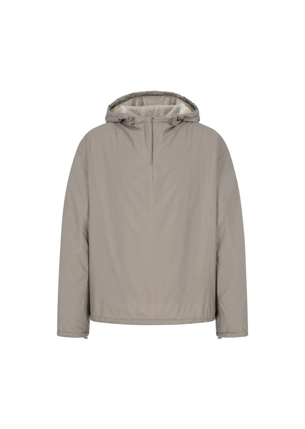 nylon hood anorak, beige