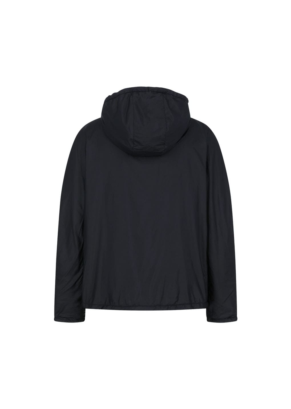 nylon hood anorak, black