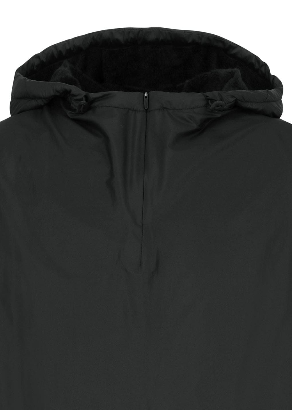 nylon hood anorak, black