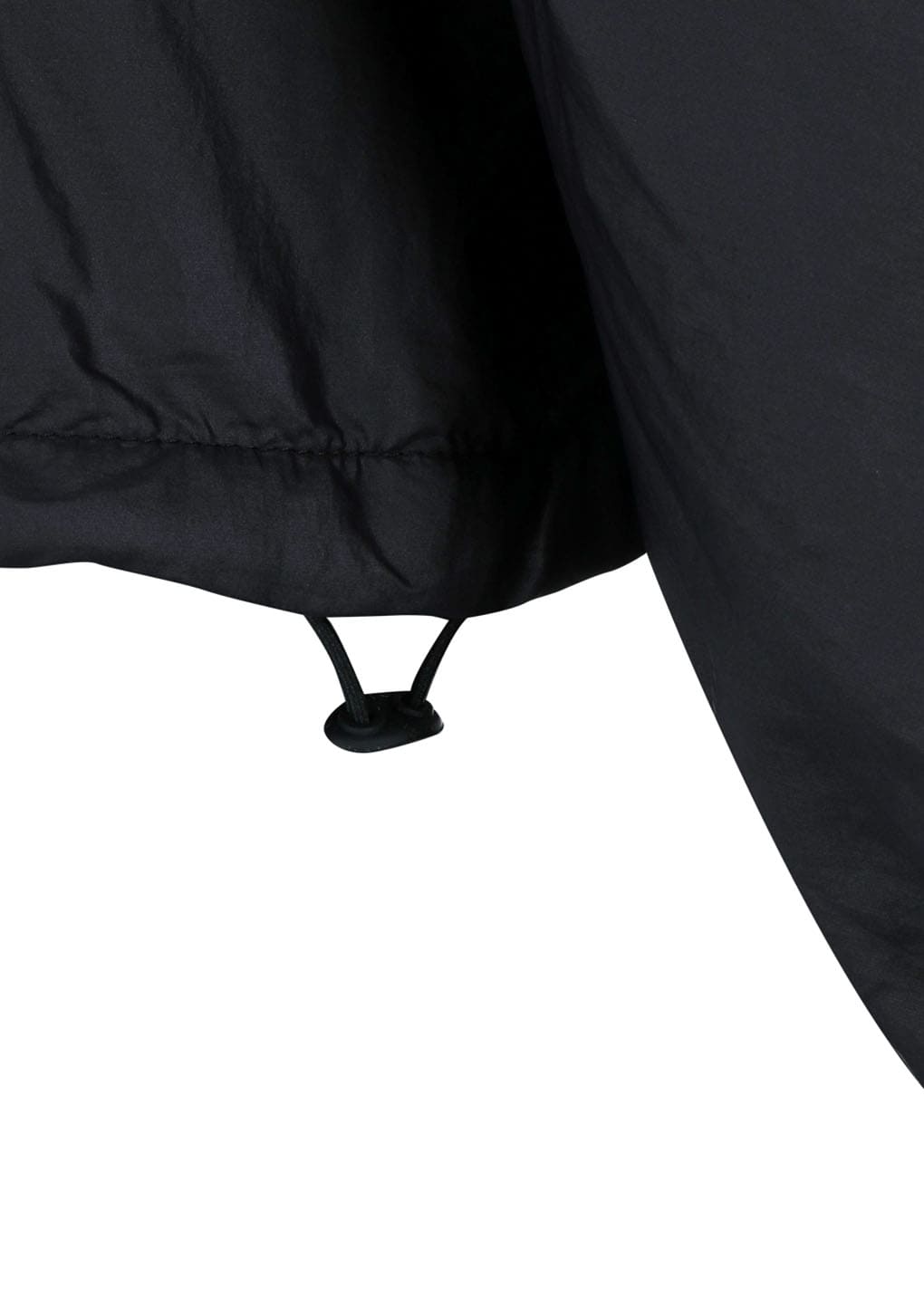 nylon hood anorak, black