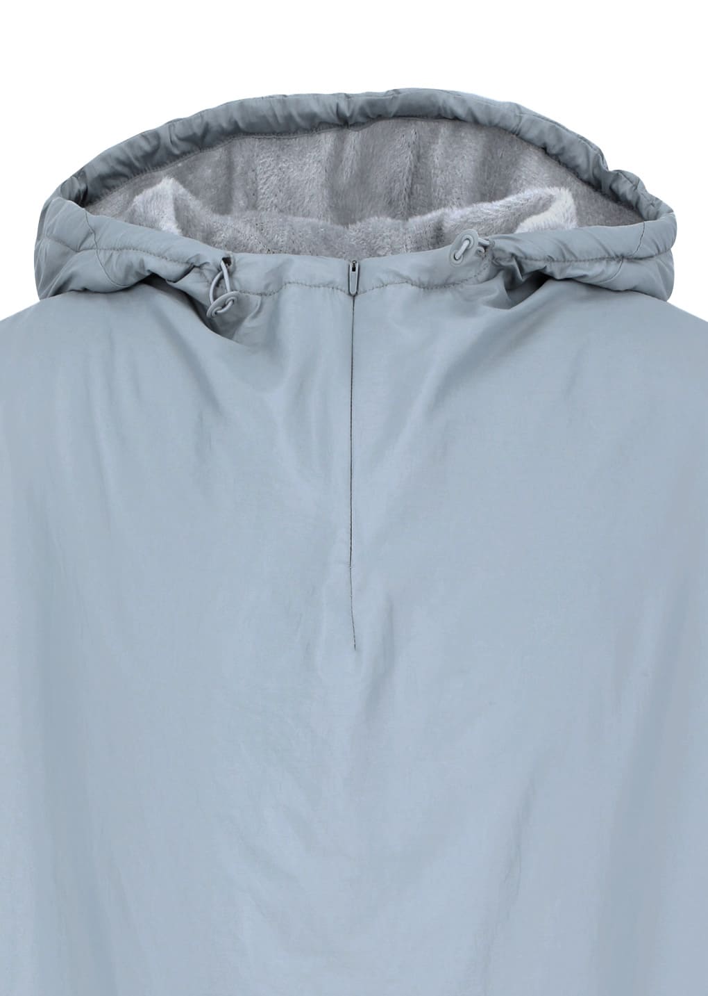 nylon hood anorak, light blue