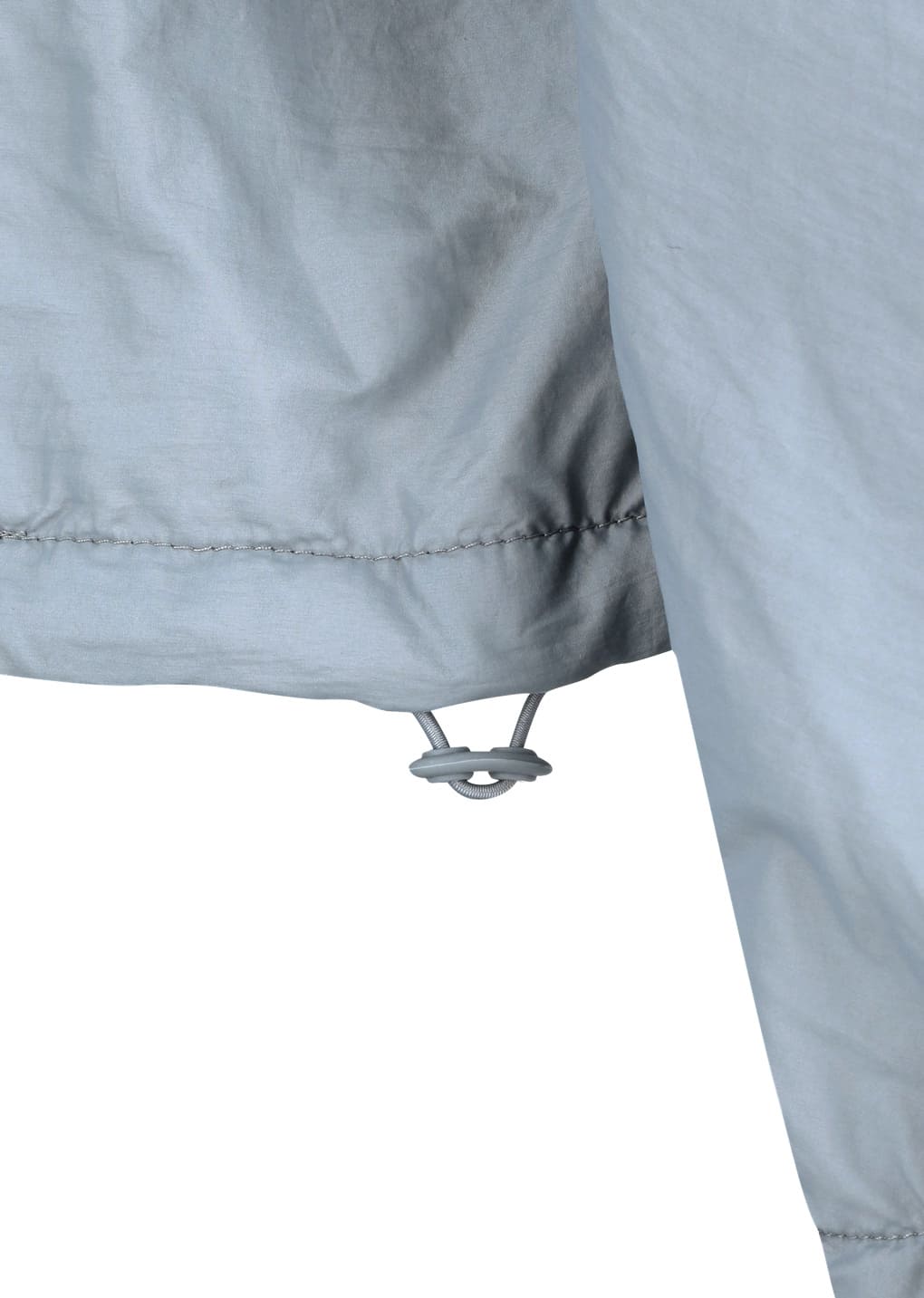 nylon hood anorak, light blue