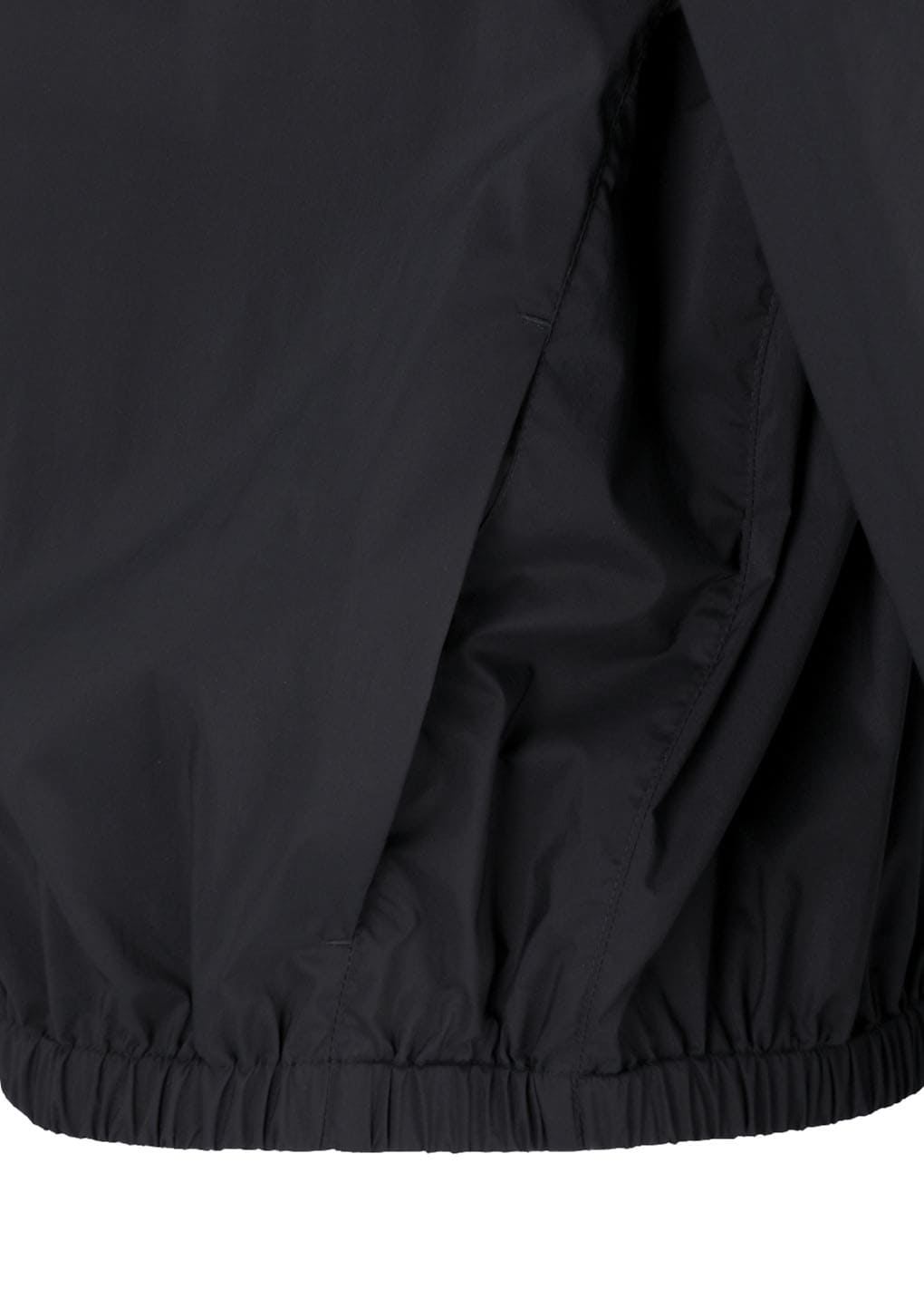 nylon raglan hooded jumper, charcoal