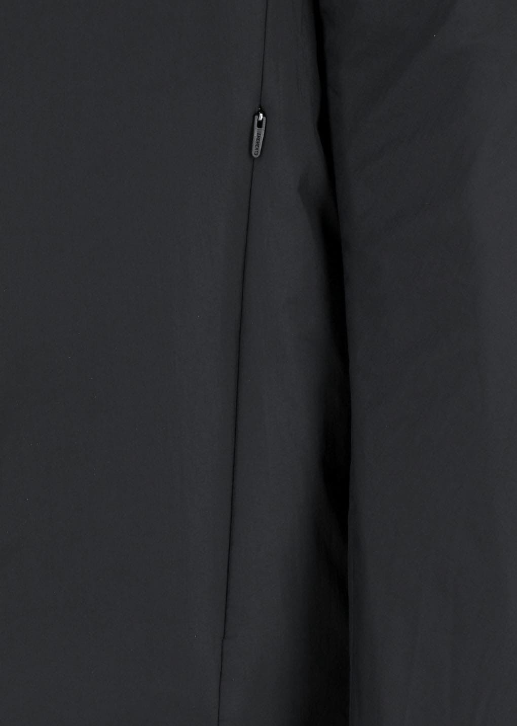 nylon reversible hood jumper, black