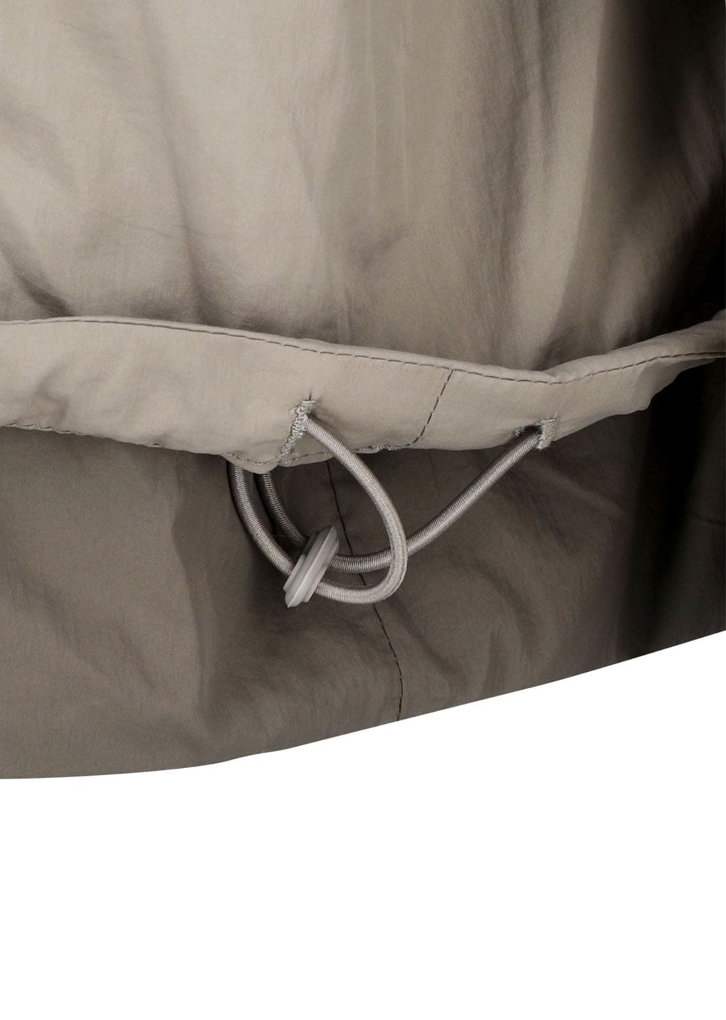 nylon reversible hood jumper, brown