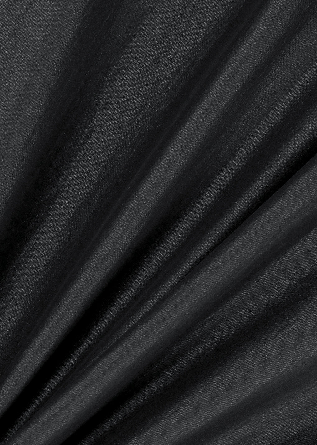 nylon reversible padded poncho, black