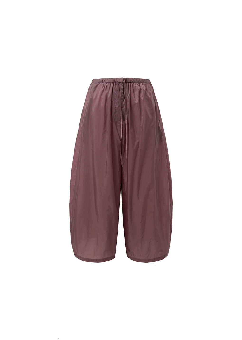 【in a row】Nylon Side Shirring Pants AMOMENTO GLOBAL