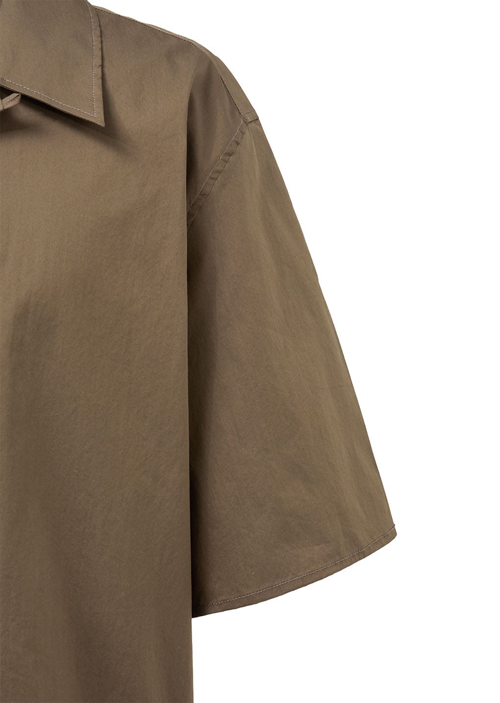 【新品】AMOMENT Open Collar Half Shirts サイズM AMOMENTO GLOBAL