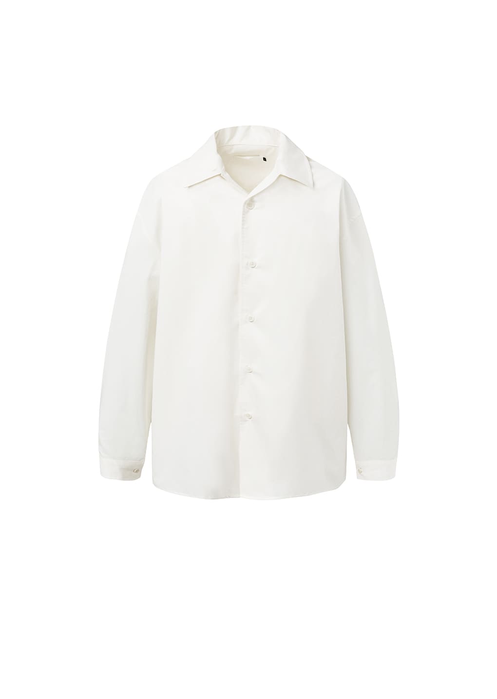 open collar shirts, ivory