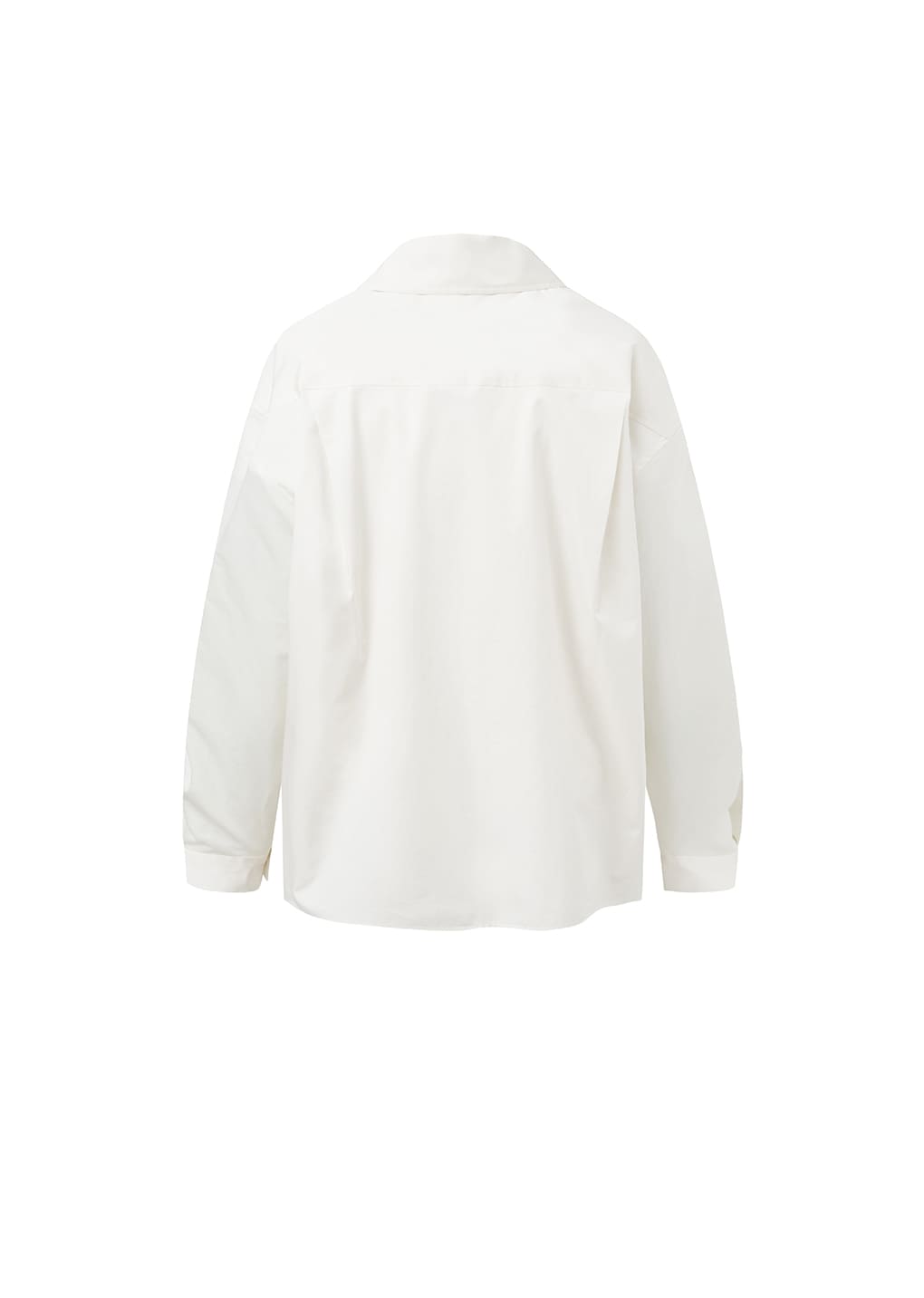 open collar shirts, ivory