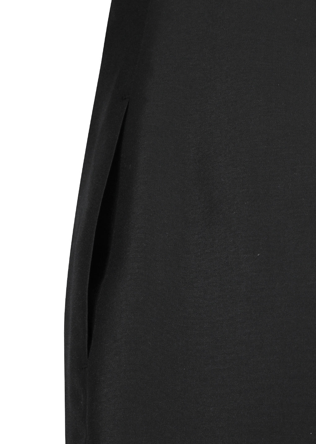 organza structure pants, black