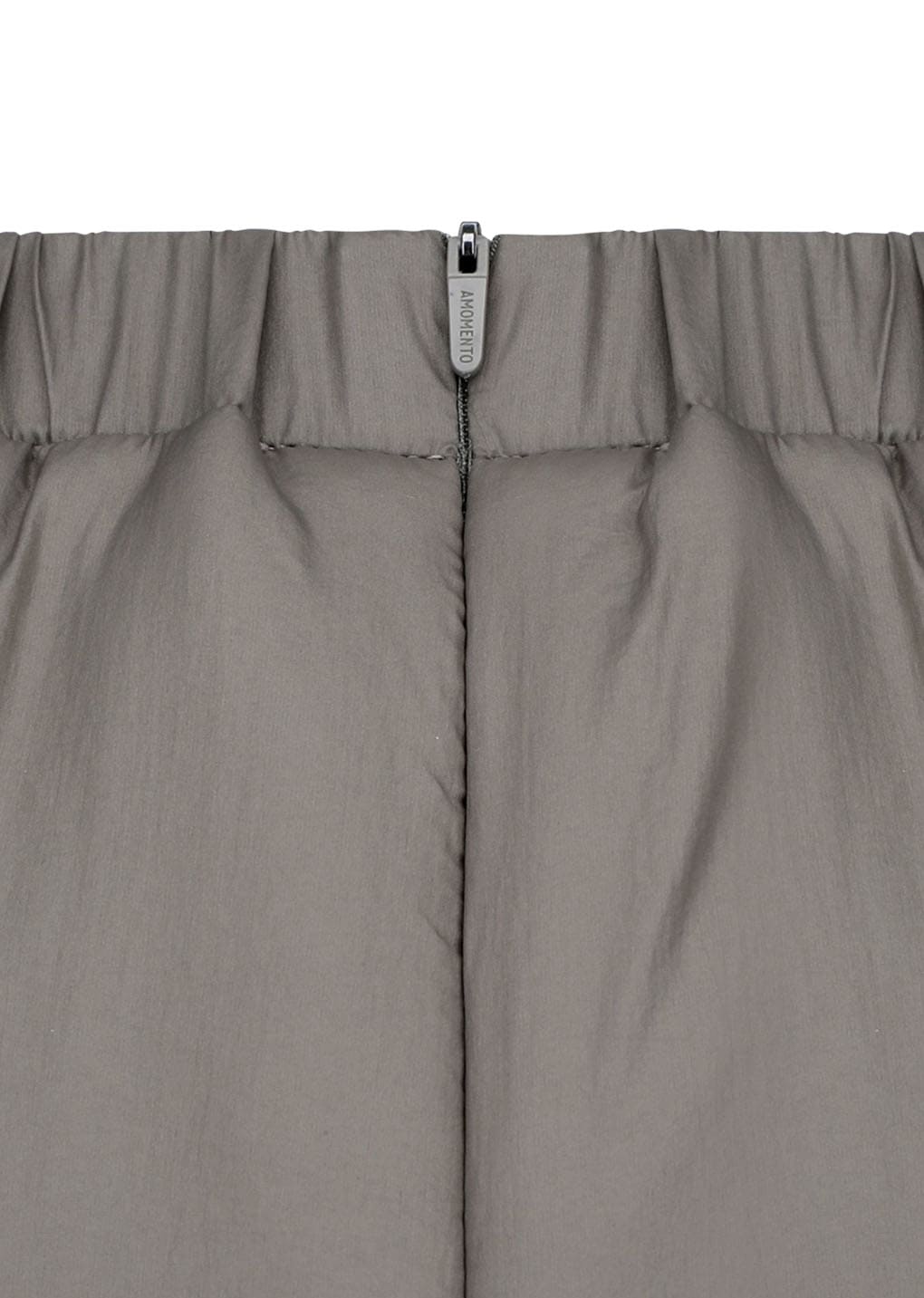 padded skirt, brown