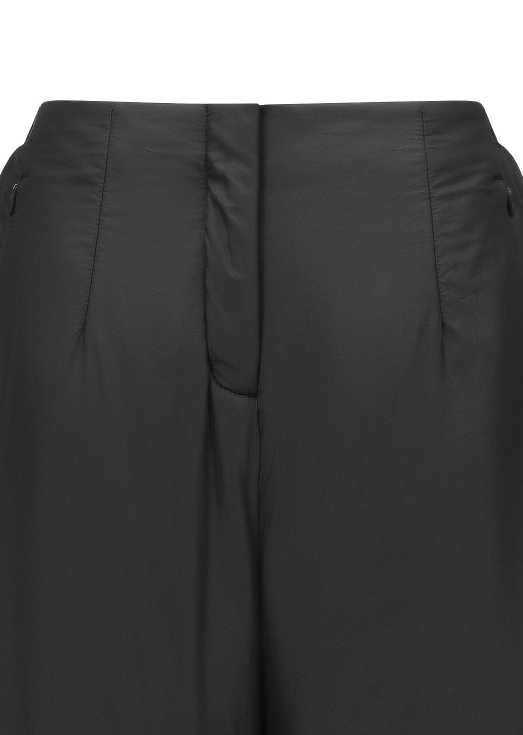 padded volume pants, black
