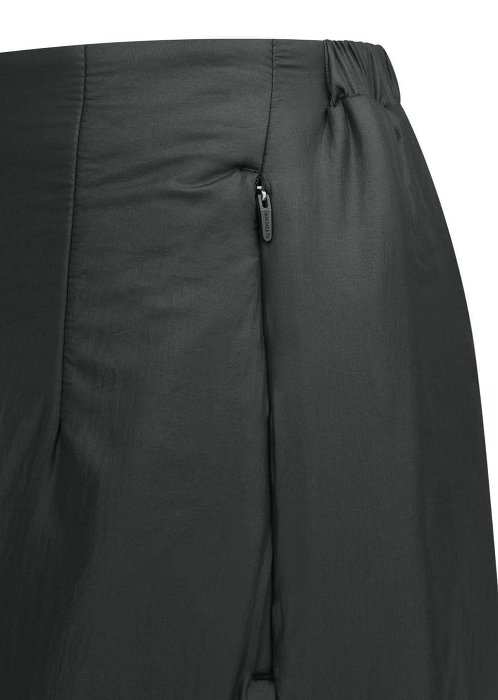 padded volume pants, black
