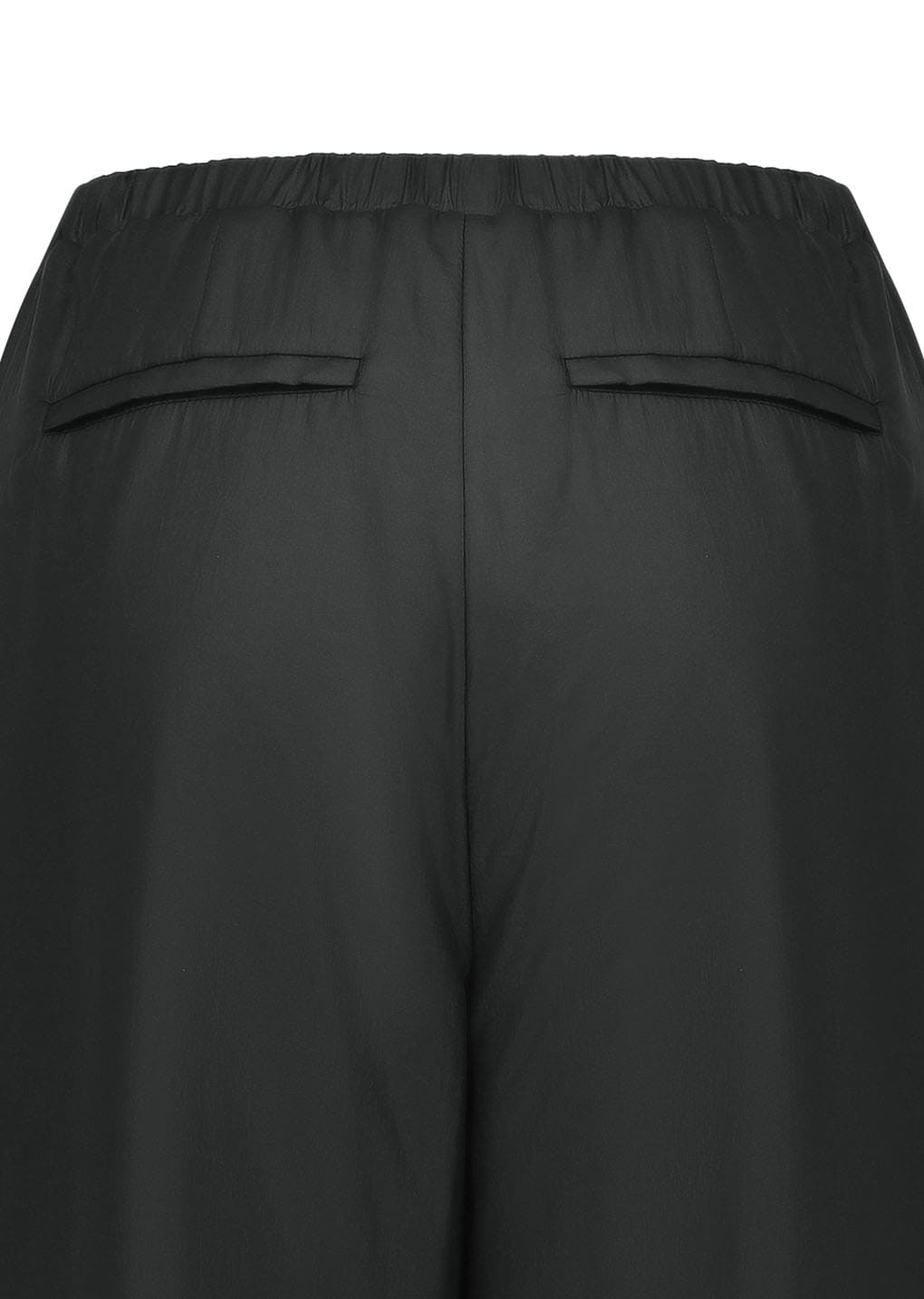 padded volume pants, black