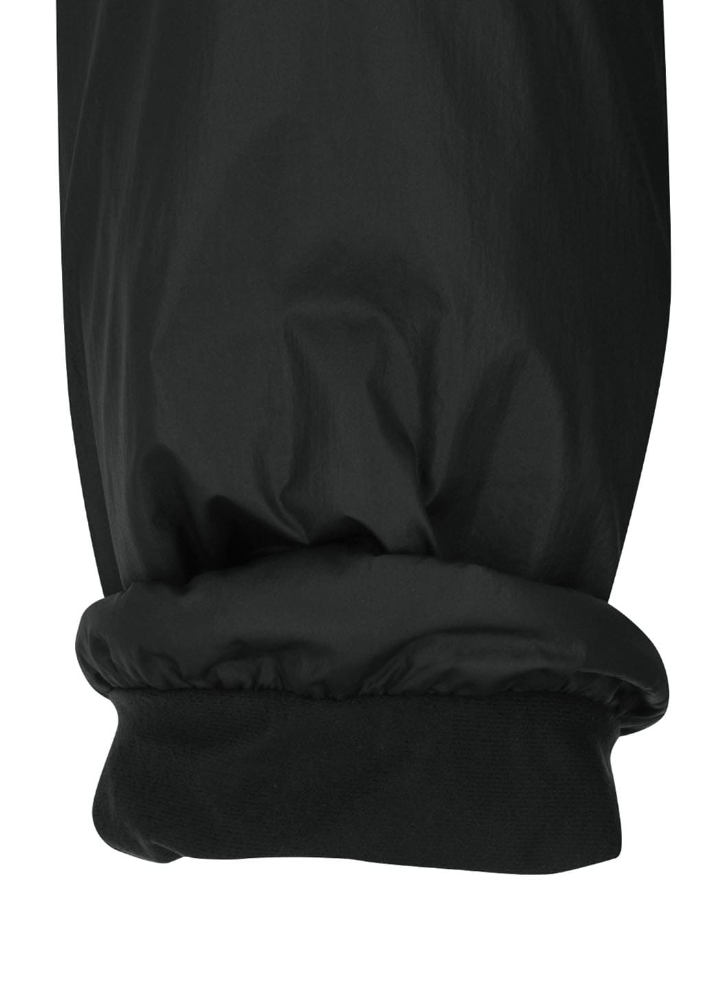 padded volume pants, black