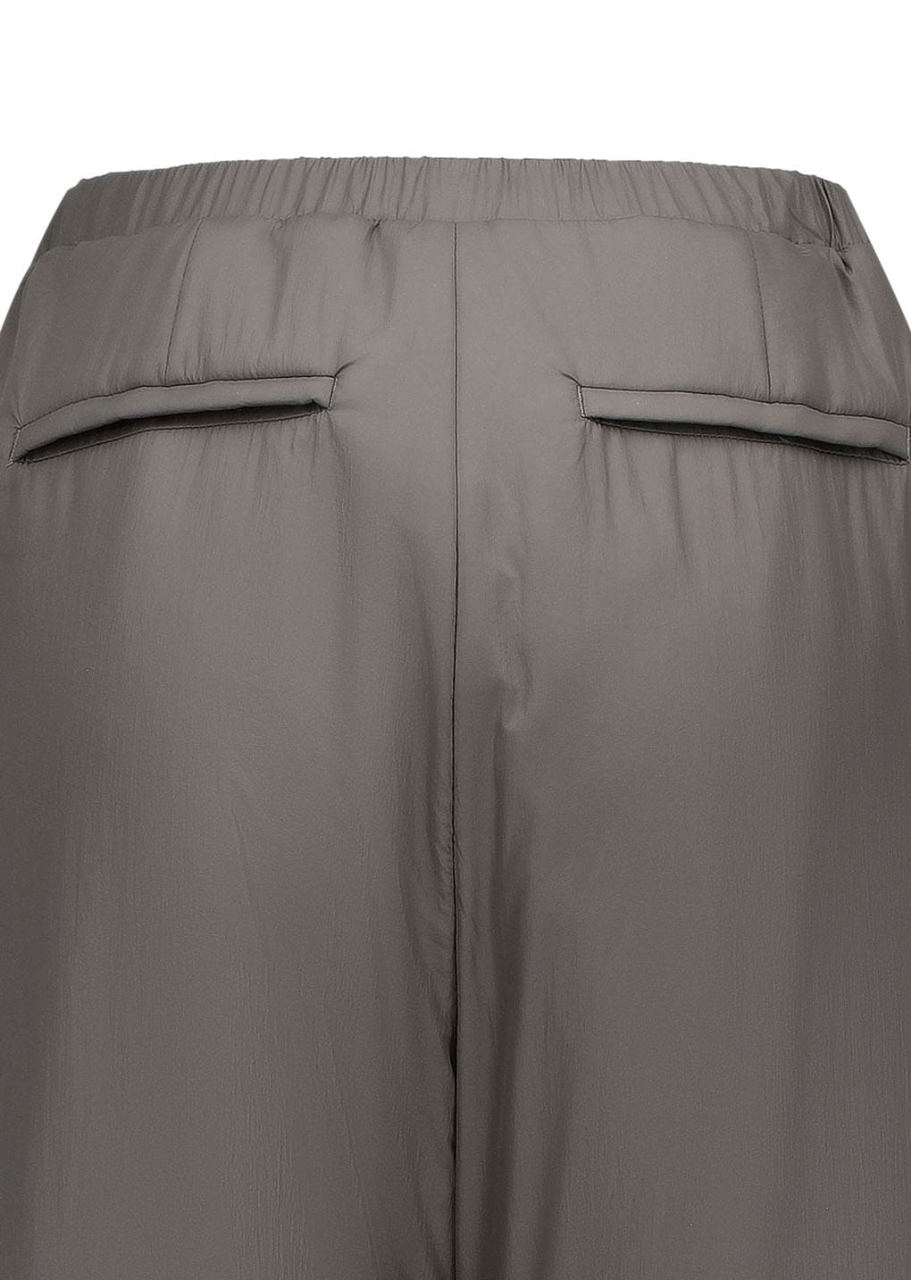 padded volume pants, brown