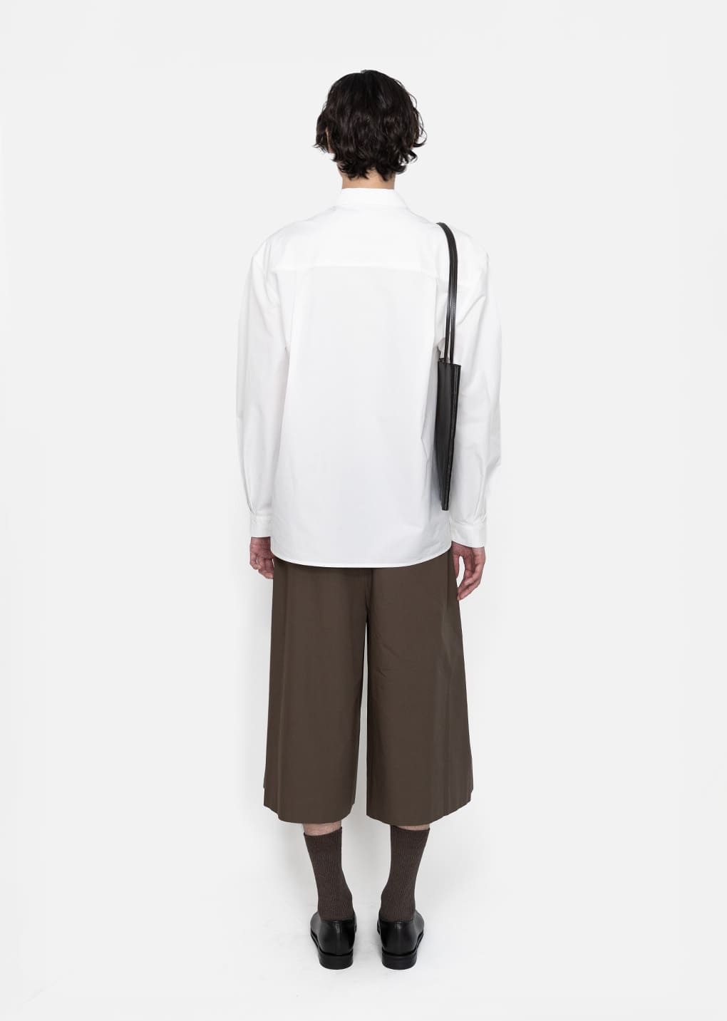 pleated shirt, white