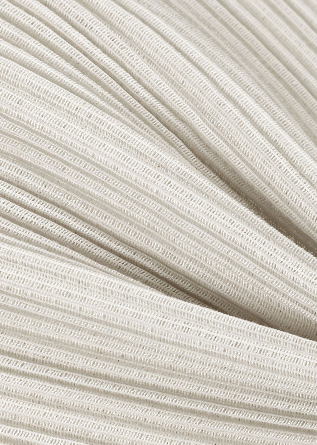 pleats zip up jumper, beige