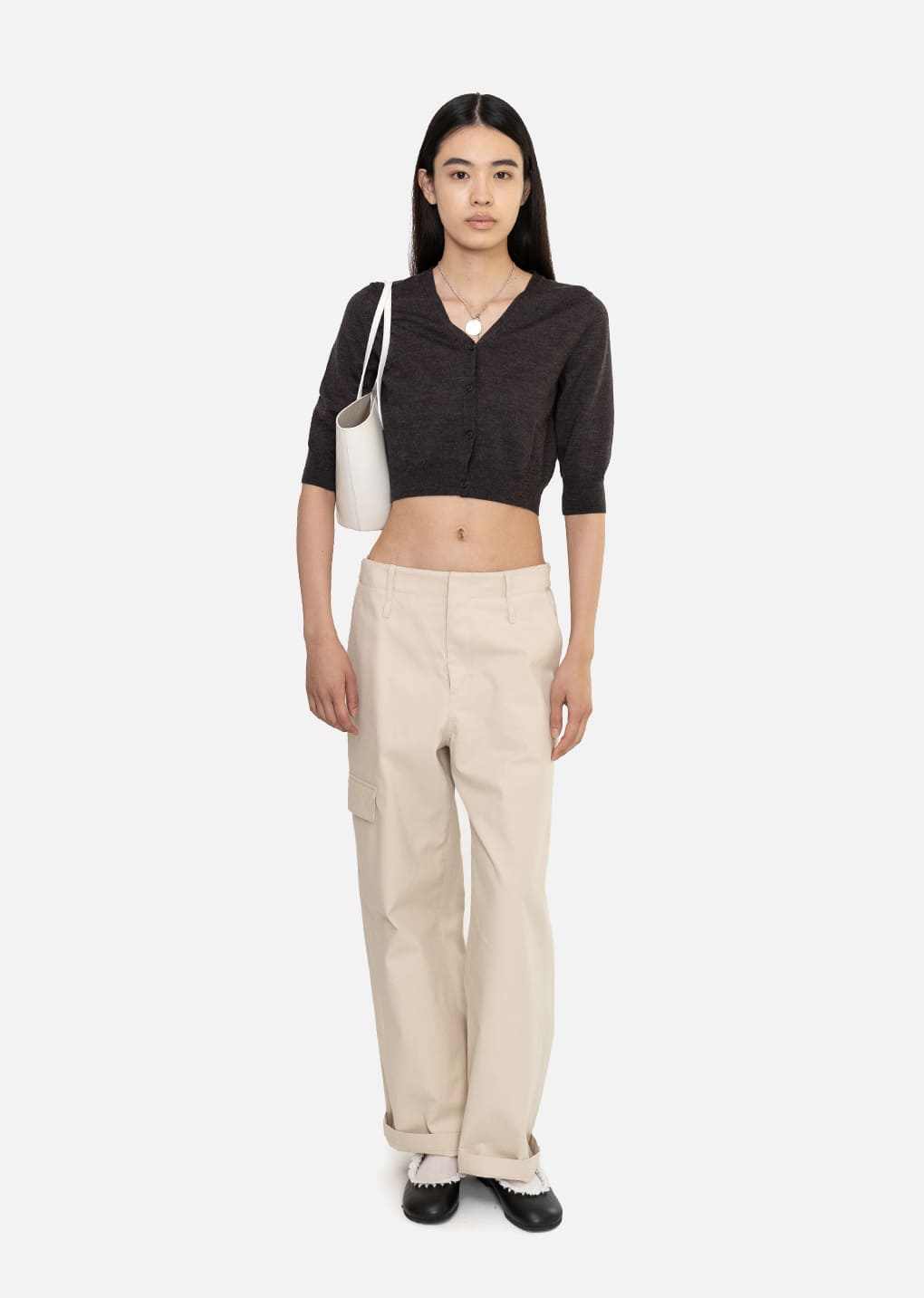pocket work trousers, beige