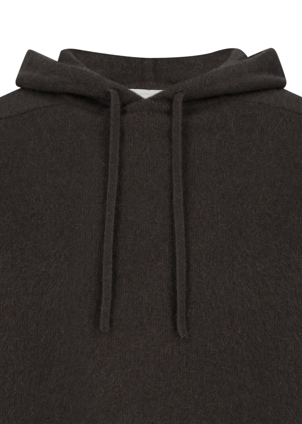 racoon hoodie knit, brown