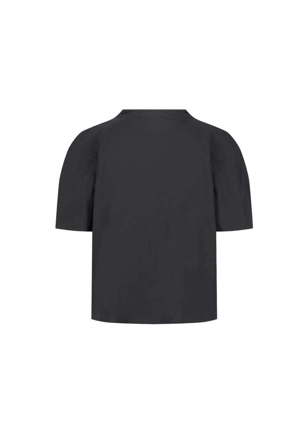 raglan cowl neck top, charcoal
