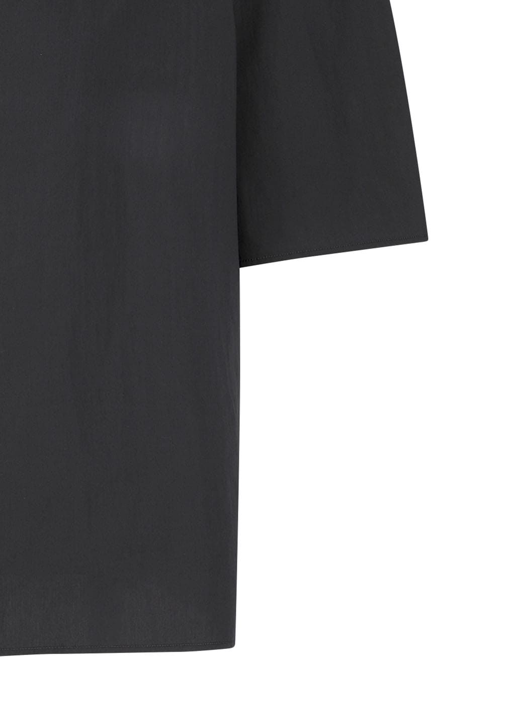 raglan cowl neck top, charcoal